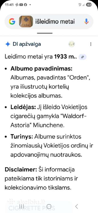 Ordinai - nuotraukos Nr. 3