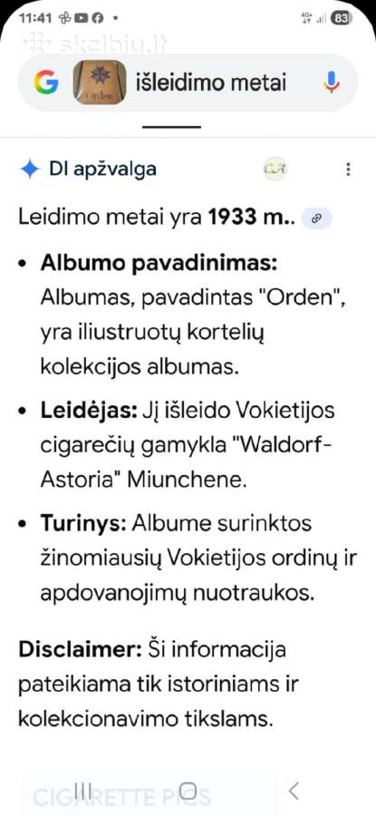 Ordinai - nuotraukos Nr. 3