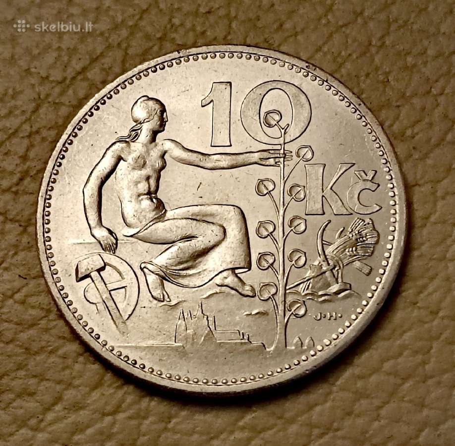 Čekoslovakija 10 kronų 1930 m.