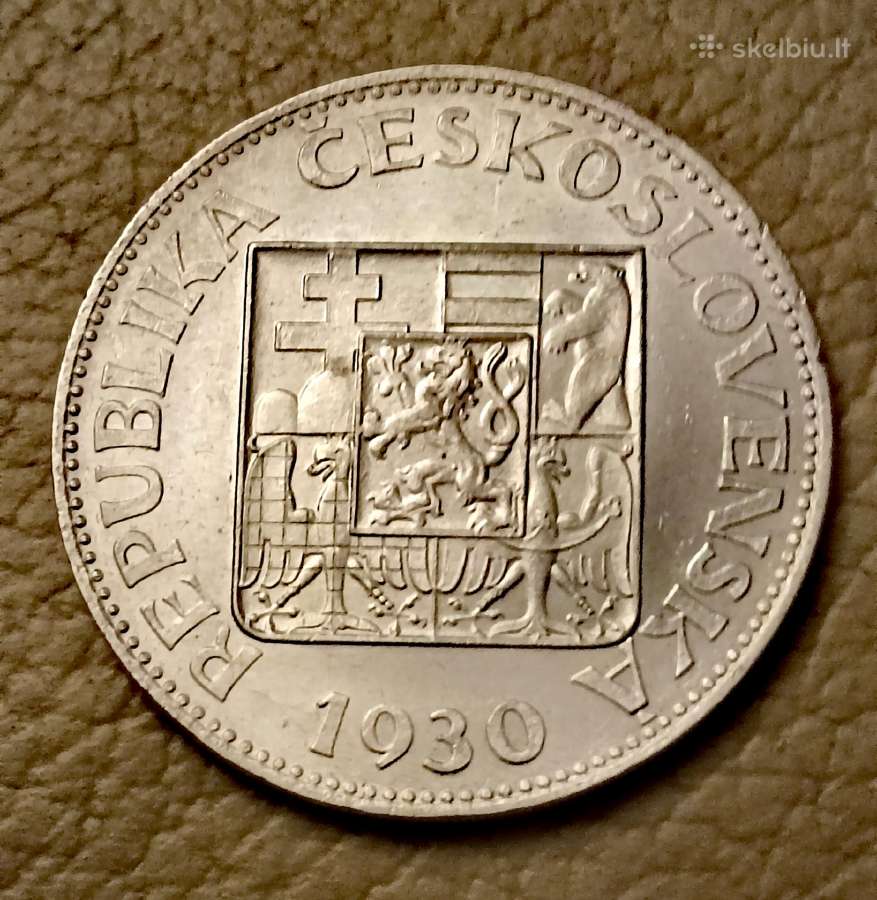 Čekoslovakija 10 kronų 1930 m. - nuotraukos Nr. 2