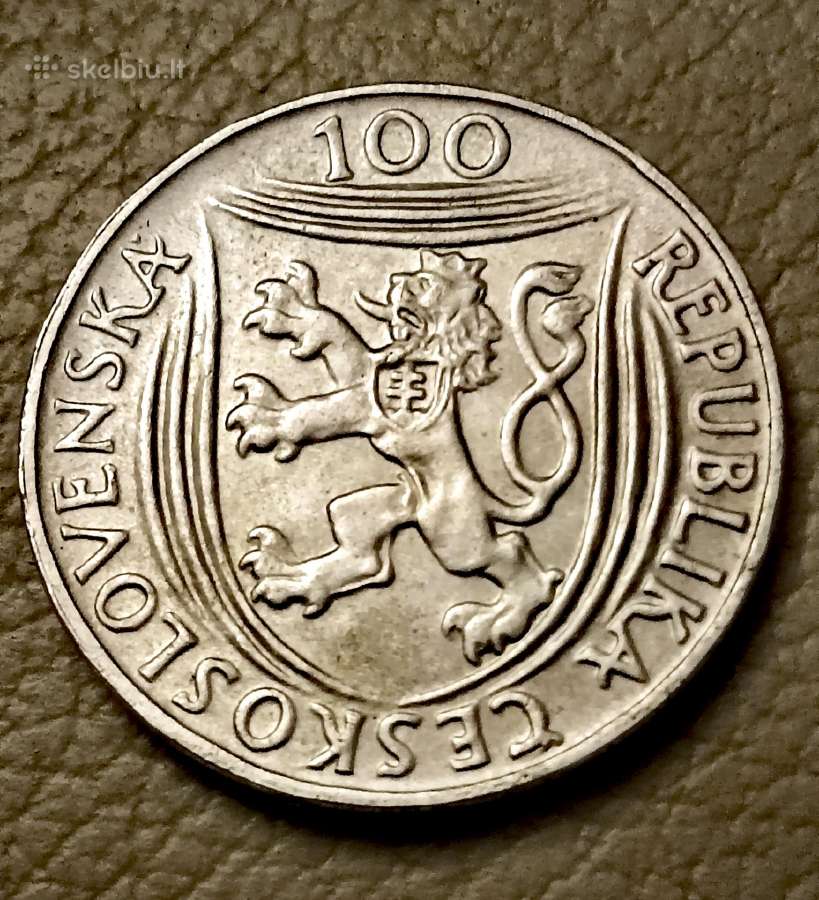 Čekoslovakijos 100 kronų 1951 m. - nuotraukos Nr. 2