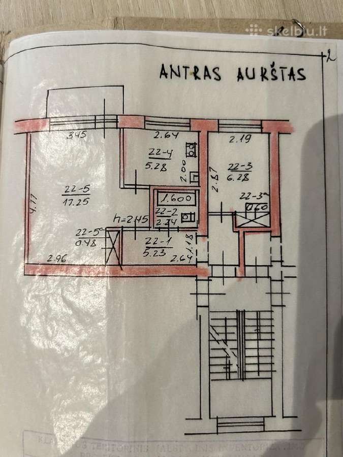 Pats Klaipėdos vidurys - dviejų kambarių butas