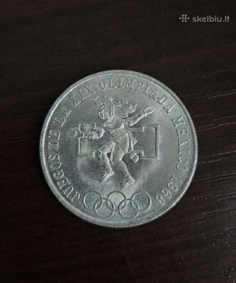 Meksikos sidabrinė moneta - 25 peso