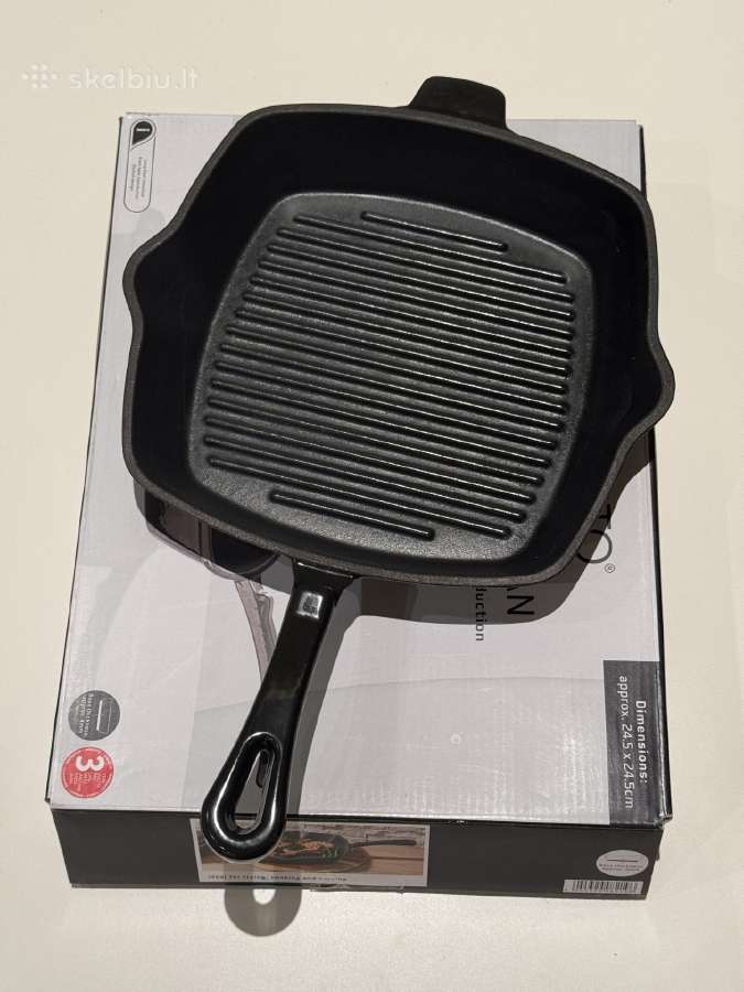 Ketaus kepsninės keptuvė 24,5cmx24,5cm - nuotraukos Nr. 2