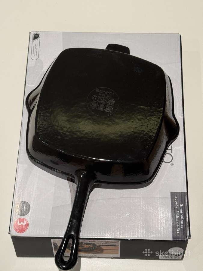 Ketaus kepsninės keptuvė 24,5cmx24,5cm - nuotraukos Nr. 3