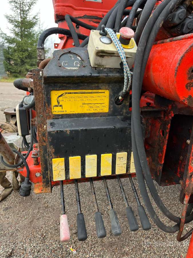 Savivarčio platforma su kranu Palfinger Pk 21000 - nuotraukos Nr. 11