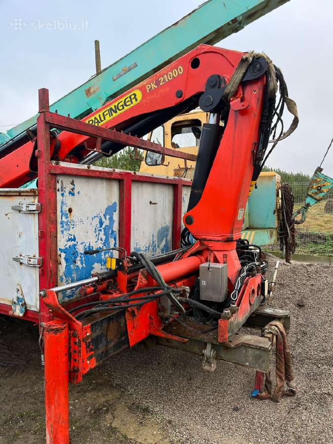 Savivarčio platforma su kranu Palfinger Pk 21000 - nuotraukos Nr. 8