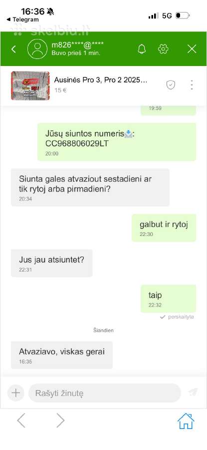 Ausinės Pro 3, Pro 2 2026 1:1 Atsiliepimai, Akcija - nuotraukos Nr. 25