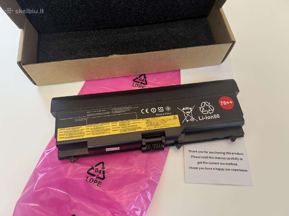 Lenovo T430 T420 T530 W510 W520 baterija (nauja)