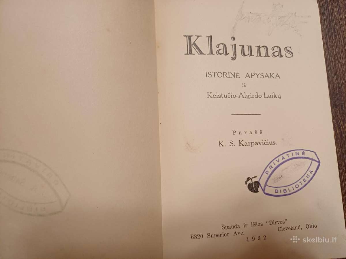 Parduodu knyga,klajunas,1932m - nuotraukos Nr. 19