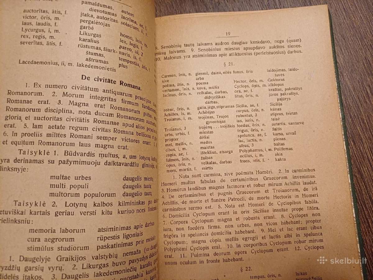 Parduodu knyga,lotynų kalbos vadovėlis,1920 - nuotraukos Nr. 9