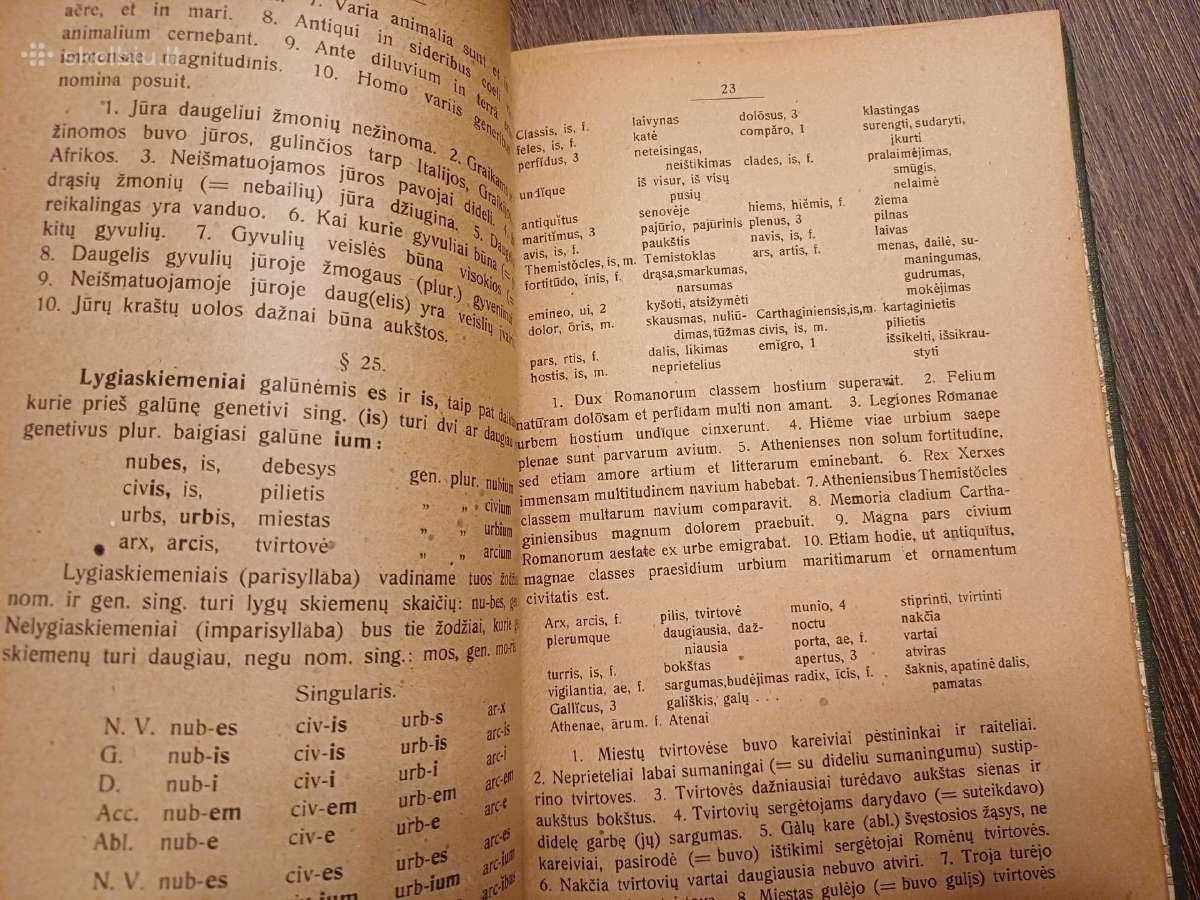 Parduodu knyga,lotynų kalbos vadovėlis,1920 - nuotraukos Nr. 10