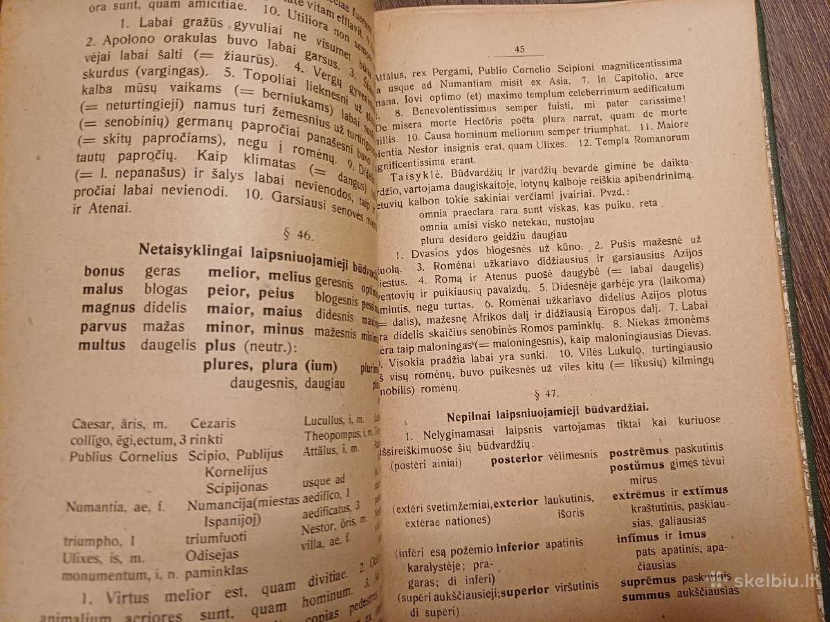 Parduodu knyga,lotynų kalbos vadovėlis,1920 - nuotraukos Nr. 12