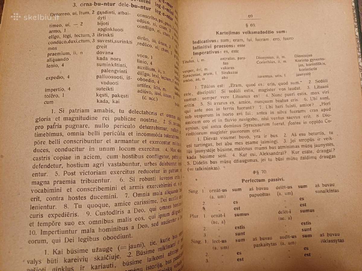 Parduodu knyga,lotynų kalbos vadovėlis,1920 - nuotraukos Nr. 14