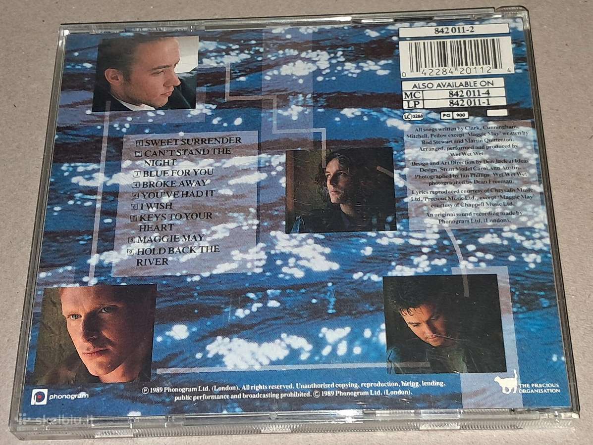 Wet Wet Wet – Holding Back The River (Audio CD) - nuotraukos Nr. 2