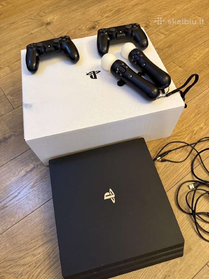 Playstation 4 Pro/2 pultai/2 Ps Move pulteliai