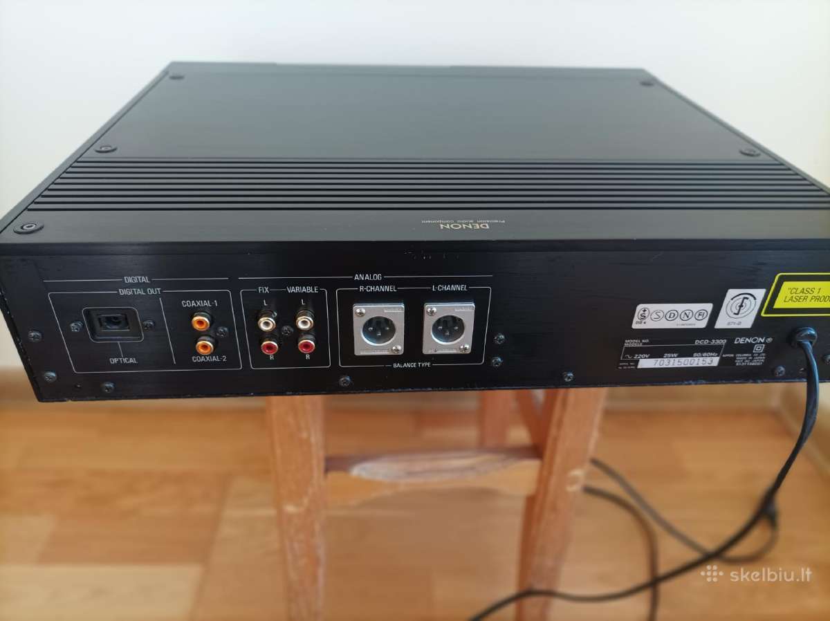 Japoniškas CD grotuvas Denon dcd 3300 - nuotraukos Nr. 6