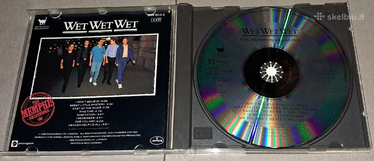 Wet Wet Wet – The Memphis Sessions (Audio CD) - nuotraukos Nr. 3