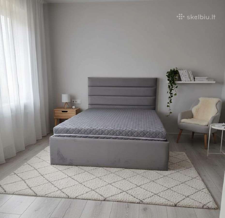 Lietuviškos naujos lovos su patalynės dėže lova - nuotraukos Nr. 15
