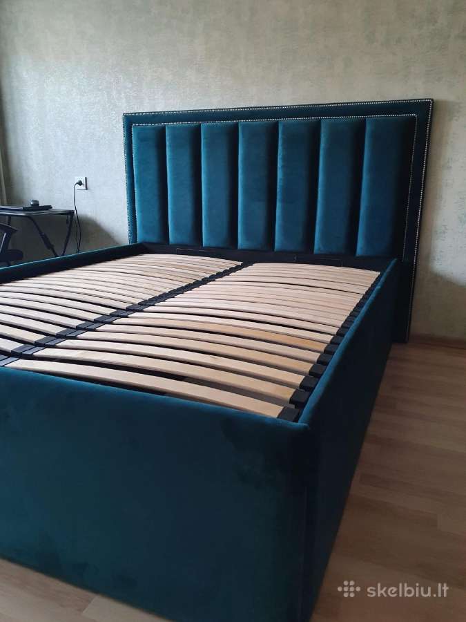 Lietuviškos naujos lovos su patalynės dėže lova - nuotraukos Nr. 25