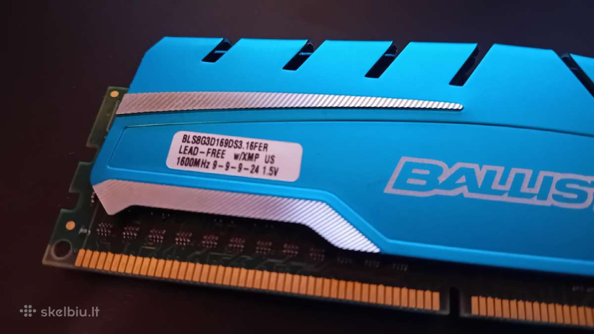 Ddr3 RAM 16gb (2x8) 1600mhz - nuotraukos Nr. 4