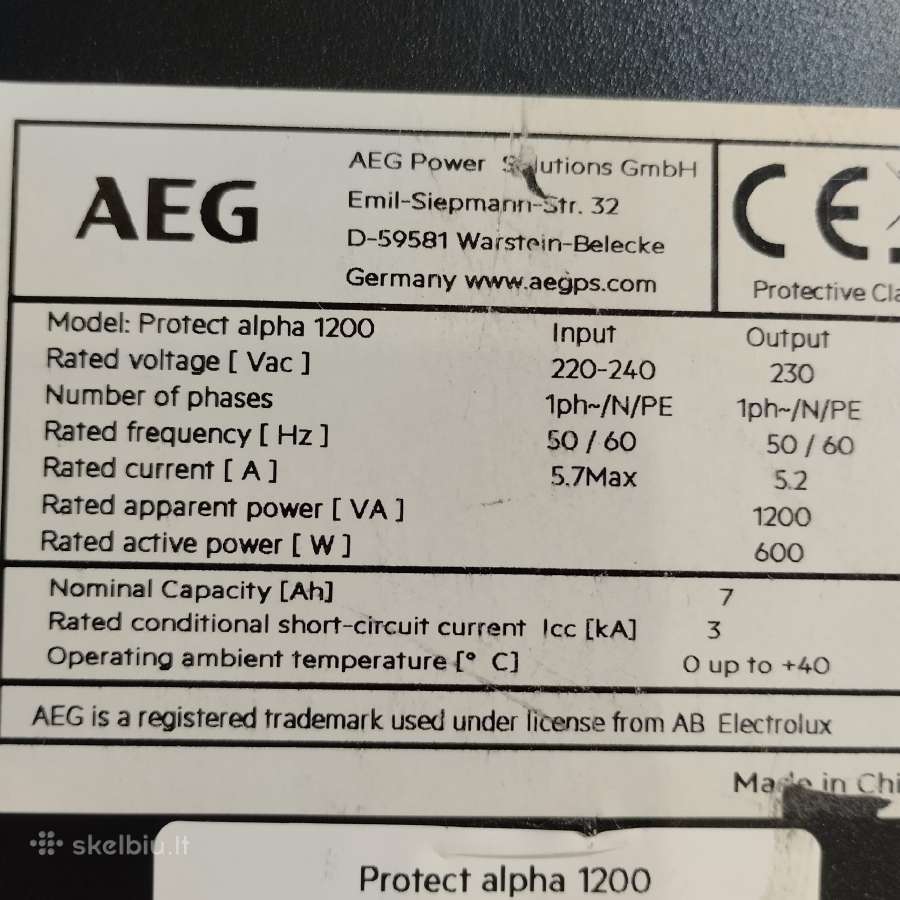 Ups nepertraukiamo maitinimo šaltinis - nuotraukos Nr. 2
