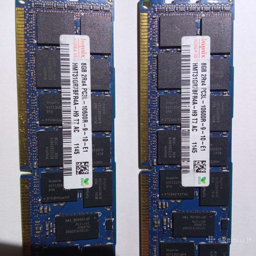 RAM serveriams Ddr3 8gb 2 vnt.