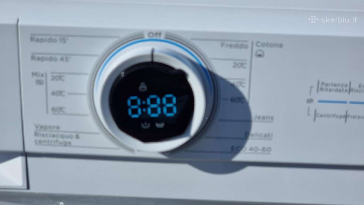 Midea Mf10ew80b talpa 8 kg, gylis 48 cm+ garantij - nuotraukos Nr. 4