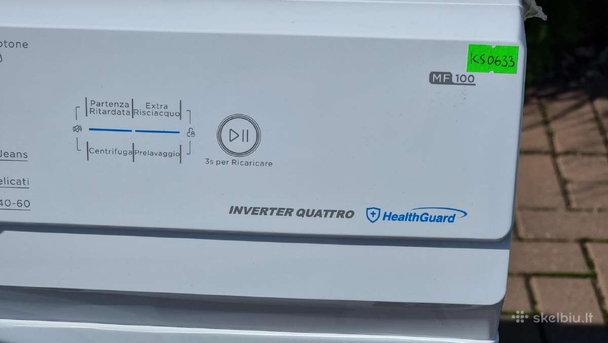 Midea Mf10ew80b talpa 8 kg, gylis 48 cm+ garantij - nuotraukos Nr. 6