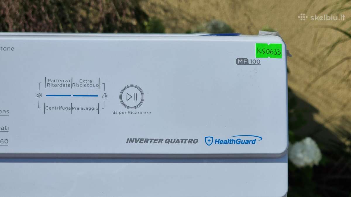 Midea Mf10ew80b talpa 8 kg, gylis 48 cm+ garantij - nuotraukos Nr. 11