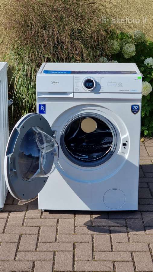 Midea Mf10ew80b talpa 8 kg, gylis 48 cm+ garantij - nuotraukos Nr. 2