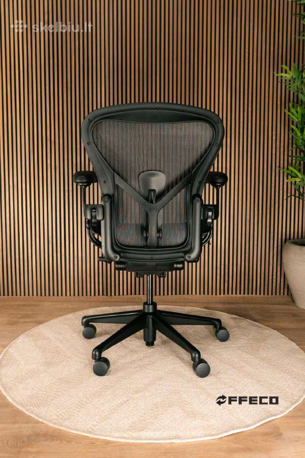 Herman Miller Aeron Remastered Full Option Onyx - nuotraukos Nr. 3
