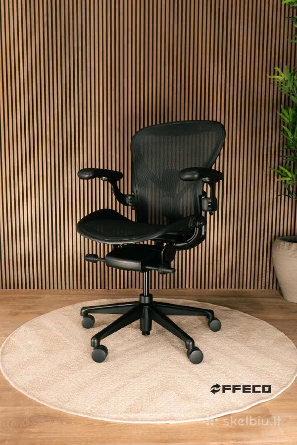 Herman Miller Aeron Remastered Full Option Onyx - nuotraukos Nr. 5