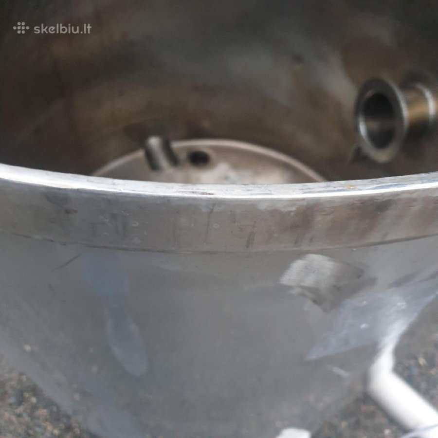 Pramoninė talpa, nerūdijančio plieno Tri-clamp - nuotraukos Nr. 5