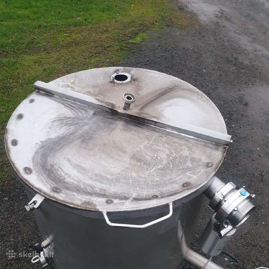 Pramoninė talpa, nerūdijančio plieno Tri-clamp - nuotraukos Nr. 4