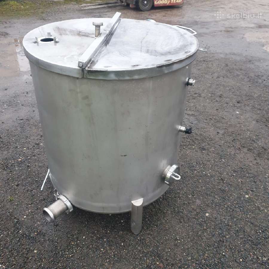 Pramoninė talpa, nerūdijančio plieno Tri-clamp - nuotraukos Nr. 2