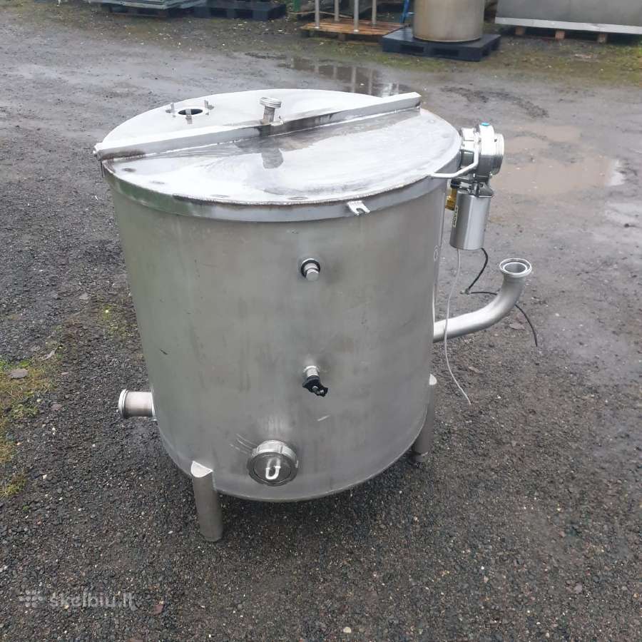 Pramoninė talpa, nerūdijančio plieno Tri-clamp - nuotraukos Nr. 3