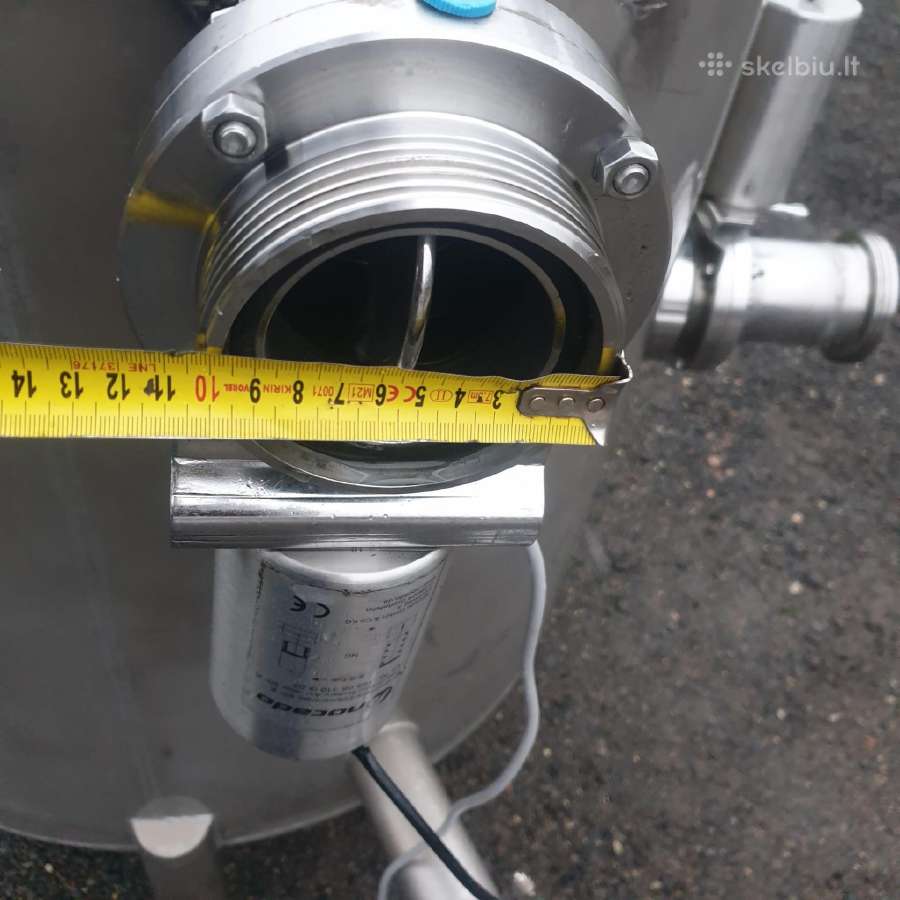 Pramoninė talpa, nerūdijančio plieno Tri-clamp - nuotraukos Nr. 13