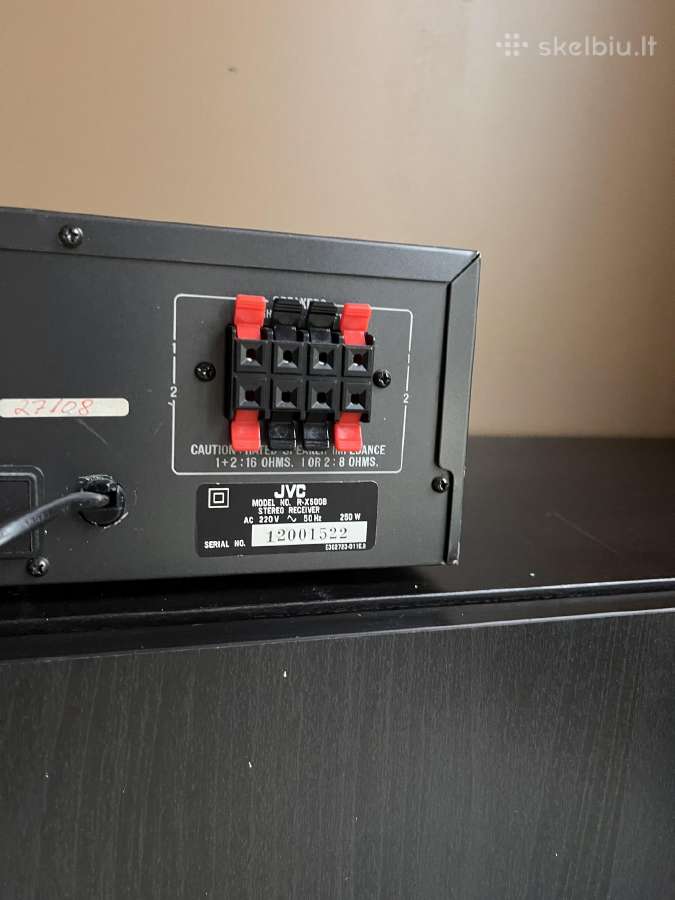 Hifi resyveris JVC R-x500 - nuotraukos Nr. 5