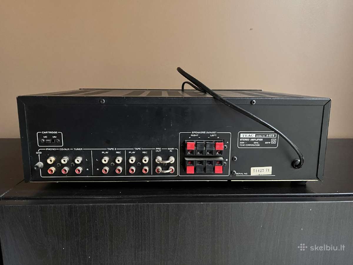 Stiprintuvas Teac A-x75 Dc - nuotraukos Nr. 2