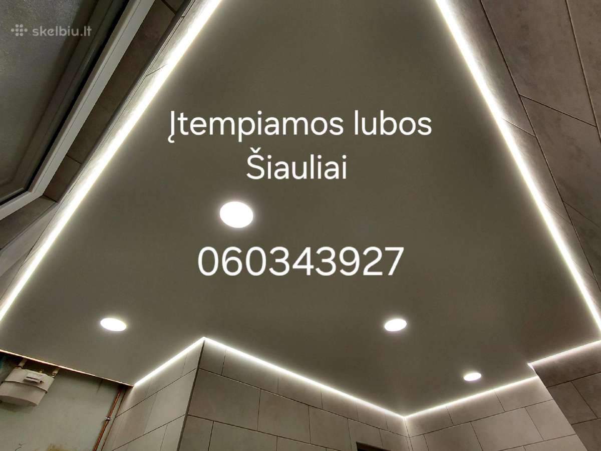 Įtempiamos lubos Šiauliai - nuotraukos Nr. 36