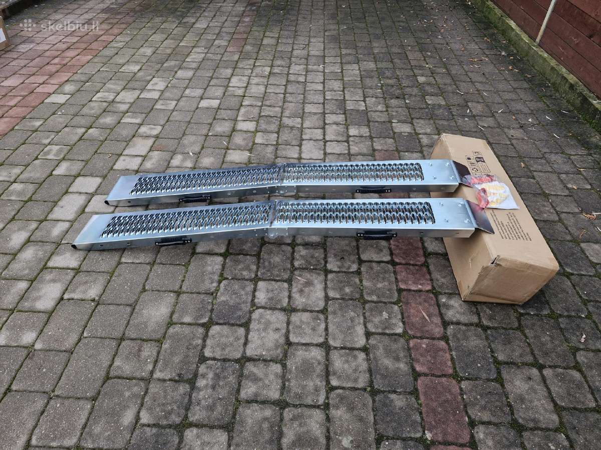 Naujos,sulankstomos užviažiavimo rampos, iki 450kg - nuotraukos Nr. 3