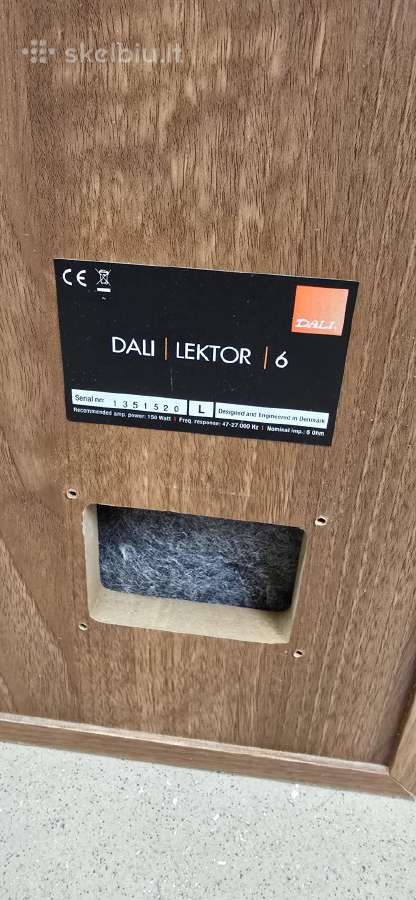 Aukštadažnis garsekalbis Dali Lektor 6 - nuotraukos Nr. 2
