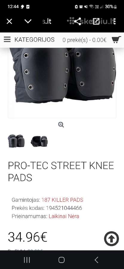 Pro Tec kelių apsaugos