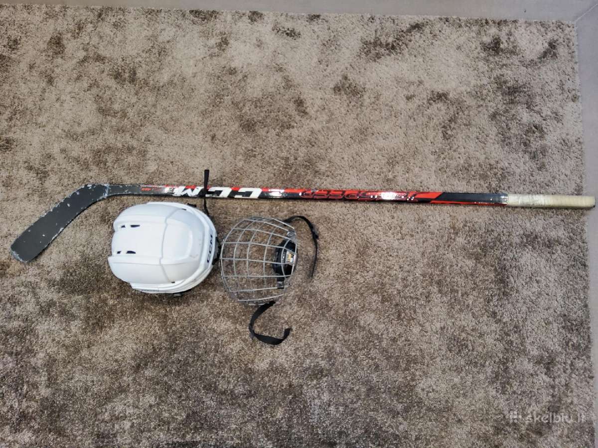 Ledo ritulio lazda Ccm ir šalmas