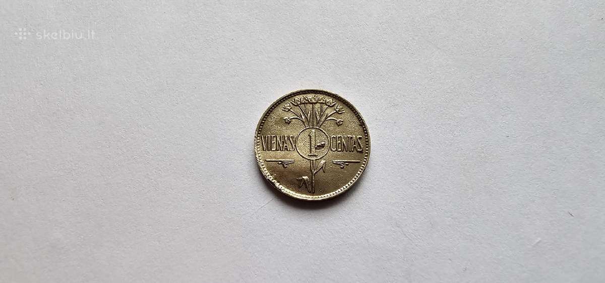 1925 1 centas