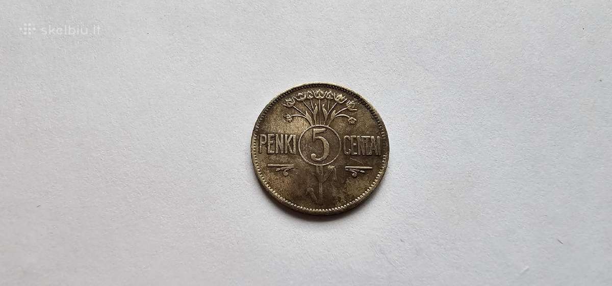 Lietuvos tarpukario centai 1925 - nuotraukos Nr. 3