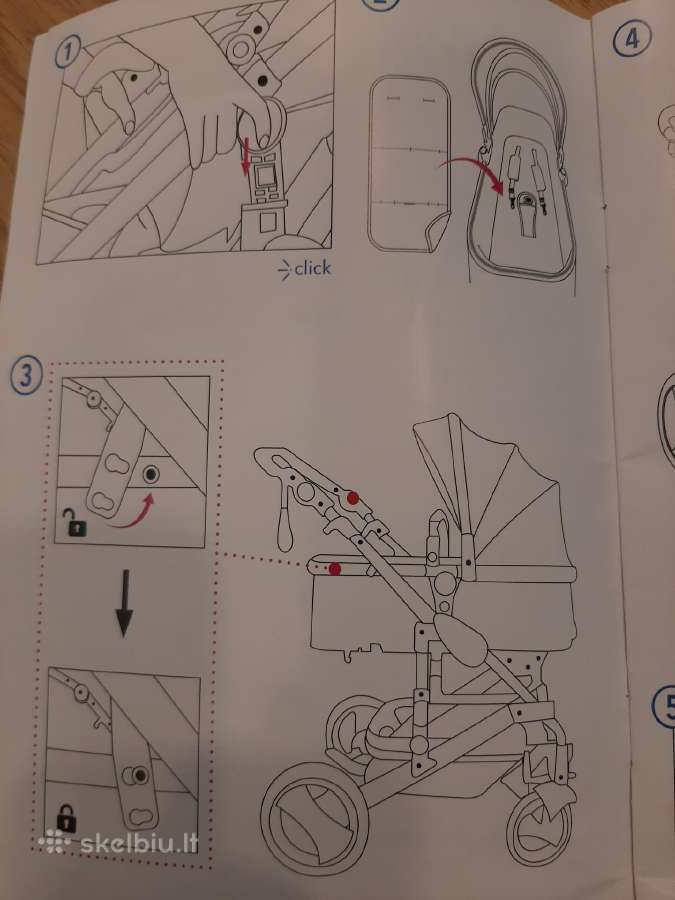 Vežimėlis 3 viename Kiduku - nuotraukos Nr. 5
