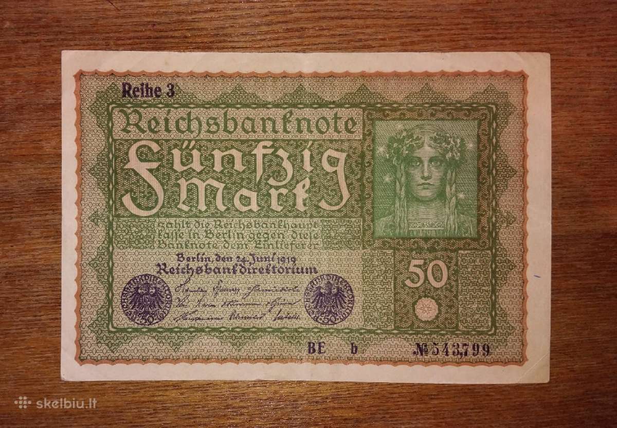 Vokietijos 50 markių banknotas