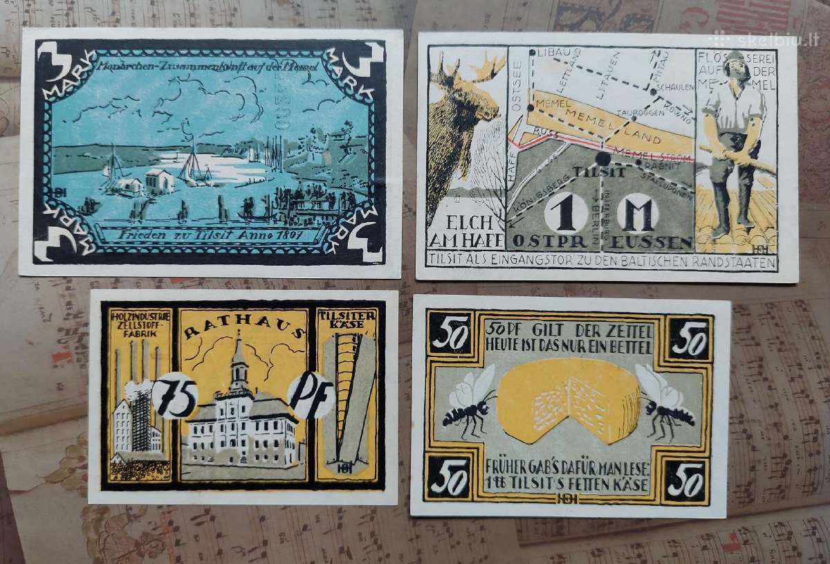 Tilžė Tilsit 1921 rinkinys - nuotraukos Nr. 2